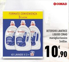 Conad - Detersivo Lavatrice Liquido Marsiglia/Classico