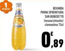 San Benedetto - Bevanda Prima Spremitura