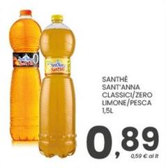 Sant'anna - Santhè Classici/ Zero Limone/ Pesca