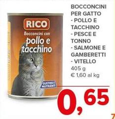 Rico - Bocconcini Per Gatto Pollo E Tacchino
