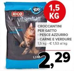 Rico - Croccantini Per Gatto Pesce Azzurro Carne E Verdure