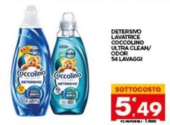 Coccolino - Detersivo Lavatrice  Ultra Clean/Odor