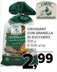 Croissant Con Granella Di Zucchero