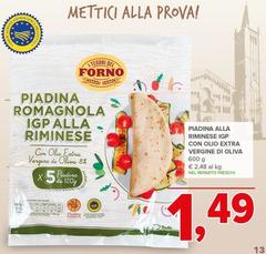 Oliva - Piadina Alla Riminese IGP Con Olio Extra Vergine Di