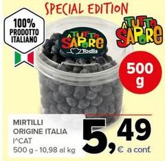 Todis - Mirtilli Origine Italia