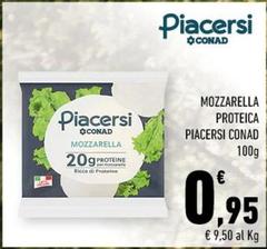 Conad - Mozzarella Proteica Piacersi