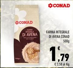 Conad - Farina Integrale Di Avena