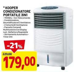 Kooper - Condizionatore Portatile 3IN1-