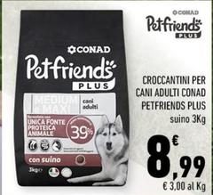 Conad - Croccantini Per Cani Adulti Petfriends Plus
