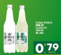 Kinley - Acqua Tonica Classica/Lemon