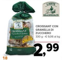 Croissant Con Granella Di Zucchero
