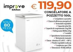Improve - Congelatore A Pozzetto 100L