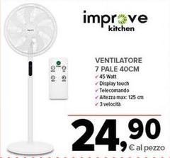 Improve - Ventilatore 7 Pale 40cm