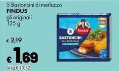 Findus - 5 Bastoncini Di Merluzzo Gli Originali