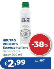Neutro Roberts - Essenze Italiane Deodorante Spray