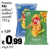 Pai - Patatine Palline/ Anellini/ Cornetti 
