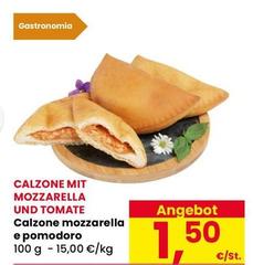 Calzone Mozzarella E Pomodoro