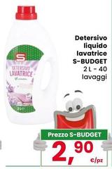 S budget - Detersivo Liquido Lavatrice