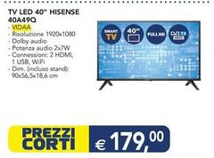 Hisense - Tv Led 40
