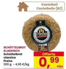 Preiss - Schüttelbrot Classico