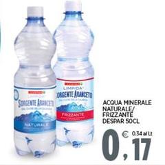Acqua Minerale Naturale/ Frizzante