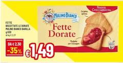 Mulino Bianco - Fette Biscottate Le Dorate