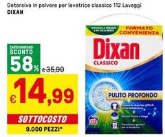 Dixan - Detersivo In Polvere Per Lavatrice Classico