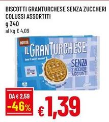 Colussi - Biscotti Granturchese Senza Zuccheri