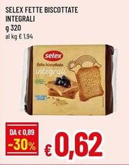 Selex - Fette Biscottate Integrali