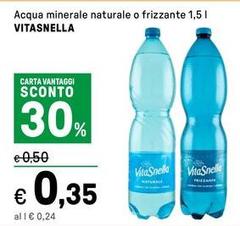 Vitasnella - Acqua Minerale Naturale O Frizzante