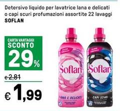 Soflan - Detersivo Liquido Per Lavatrice Lana E Delicati O Capi Scuri