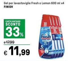 Finish - Gel Per Lavastoviglie Fresh O Lemon