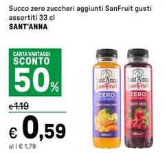 Sant'anna - Succo Zero Zuccheri Aggiunti