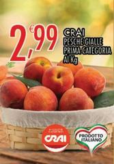Crai - Pesche Gialle Prima Categoria