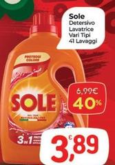 Sole - Detersivo Lavatrice