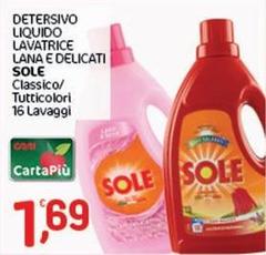 Sole - Detersivo Liquido Lavatrice Lana E Delicati