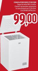 Beko - Congelatore EKO Libera Installazione 157 L C Bianco