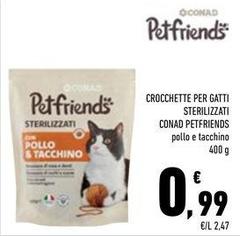 Conad - Crocchette Per Gatti Sterilizzati Petfriends Pollo E Tacchino