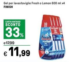 Finish - Gel Per Lavastoviglie Fresh