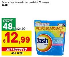 Dash - Detersivo Pre-Dosato Per Lavatrice 70 Lavaggi