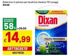 Dixan - Detersivo In Polvere Per Lavatrice Classico
