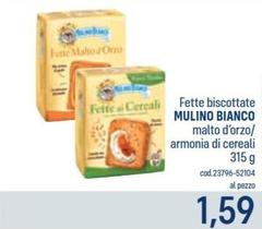 Mulino Bianco - Fette Biscottate 