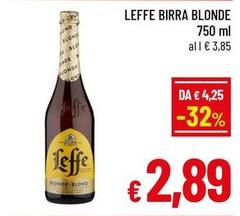 Leffe - Birra Blonde