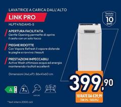 Hoover - Lavatrice A Carica Dall'Alto Link Pro HLPT476DAM5-S