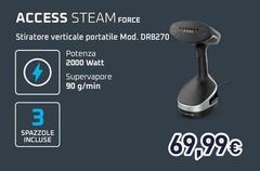 Rowenta - Access Steam Force Stiratore Verticale Portatile Mod. DR8270