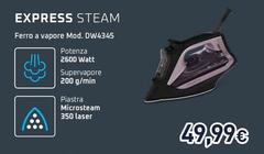 Rowenta - Express Steam Ferro Vapore Mod. DW4345