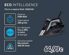 Rowenta - Eco Intelligence Ferro A Vapore Mod. DW6340