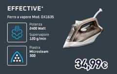 Rowenta - Effective+ Ferro A Vapore Mod. DX1635