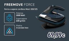 Rowenta - Freemove Force Ferro A Vapore Cordless Mod. DE6725