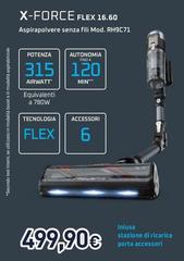Rowenta - X-Force Flex 16.60 Aspirapolvere Senza Fili Mod.RH9C71